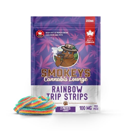 THC Rainbow Trip Strips 100mg