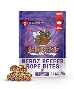 THC Nerdz Reefer Rope Bites 100mg