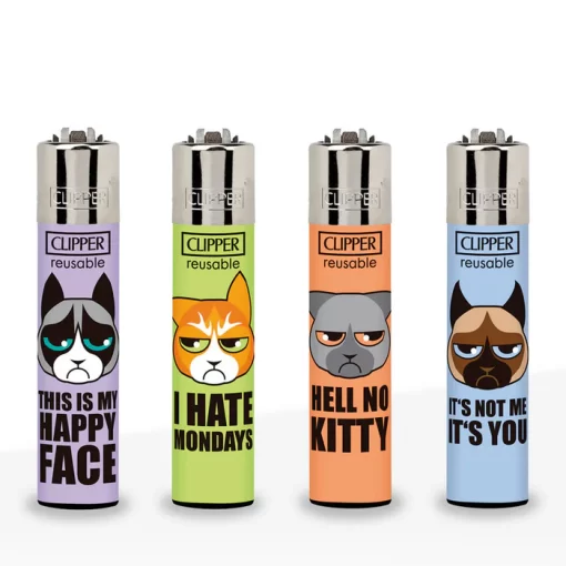 Grumpy Cats Clipper Lighters