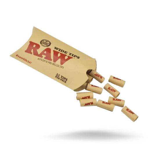 RAW Pre-Rolled Tips - Wide