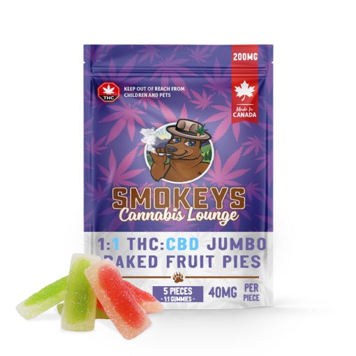 1:1 THC:CBD Jumbo Baked Fruit Pies