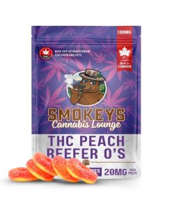 100mg THC Peach Reefer O's