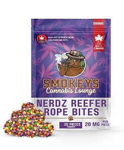 THC Nerdz Reefer Rope Bites 500mg
