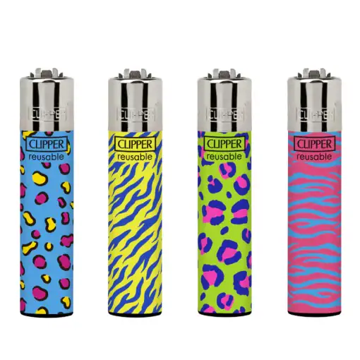 Animal Print Clipper Lighters