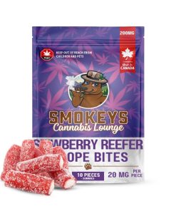 THC Strawberry Reefer Rope Bites 200mg