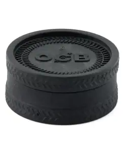 OCB 55mm Plant Composite 2 Piece Grinder - Black