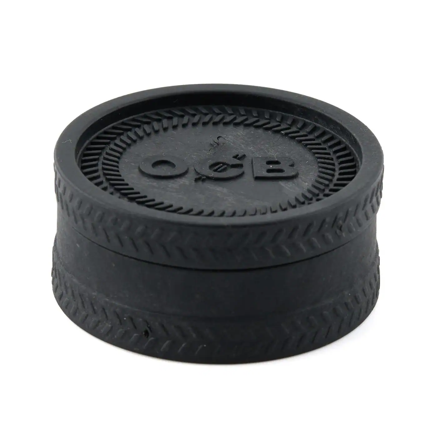 OCB 55mm Plant Composite 2 Piece Grinder - Black