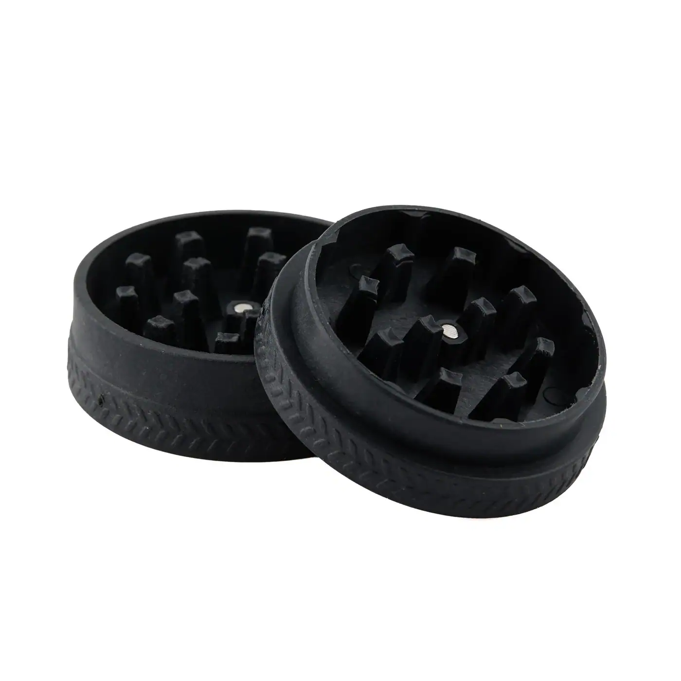 OCB 55mm Plant Composite 2 Piece Grinder - Black - Image 2