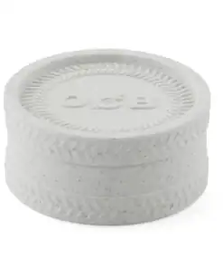 OCB 55mm Plant Composite 2 Piece Grinder - White