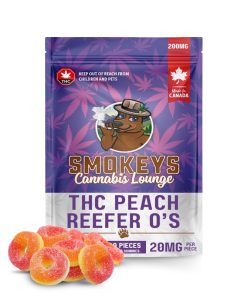 200mg THC Peach Reefer O's
