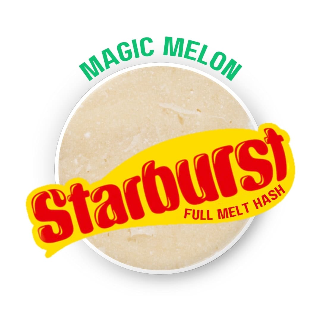 Starburst Full Melt Hash - <b>Magic Melon</b>