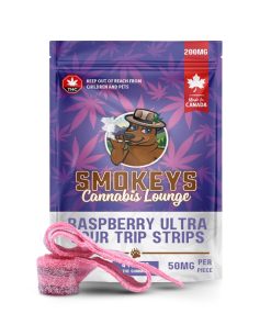 Raspberry Ultra Sour Trip Strips 200mg