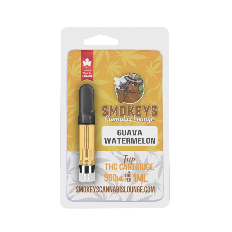 Flavoured THC Cartridges (1ml) - <b>Guava Watermelon</b>