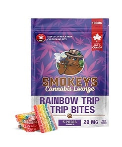 THC Rainbow Trip Strip Bites 100mg