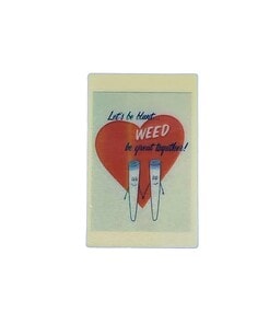 Alternative view of SlowMo THC Valentine Chocolate Greeting Cards (80mg)