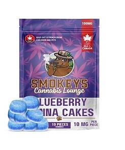 THC Blueberry Canna Cakes