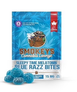 CBD Sleepy Time Melatonin Blue Razz Bites