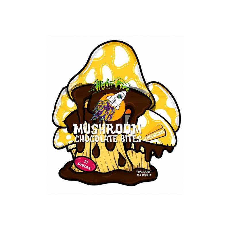 Higher Fire Mushroom Chocolate Bites - Cheesecake (4g)