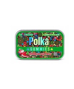 Polkadot Mushroom Gummy Cubes – Watermelon Agua Fresca (4g)