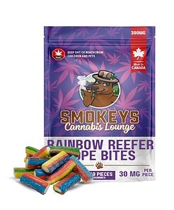 THC Rainbow Reefer Rope Bites 300mg
