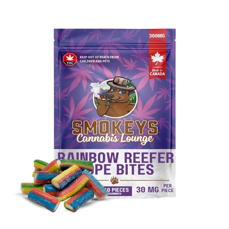 THC Rainbow Reefer Rope Bites 300mg