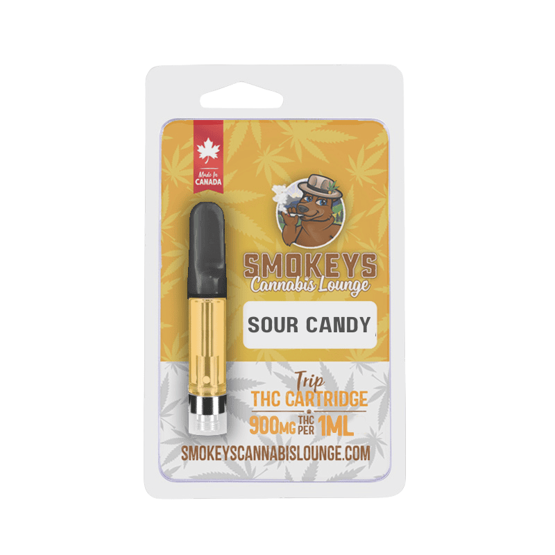 Flavoured THC Cartridges (1ml) - <b>Sour Candy</b>