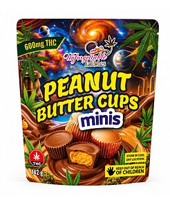 THC Peanut Butter Cups Minis (600mg)