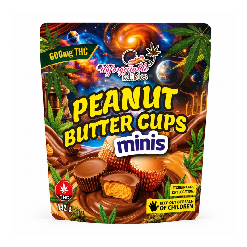 THC Peanut Butter Cups Minis (600mg)